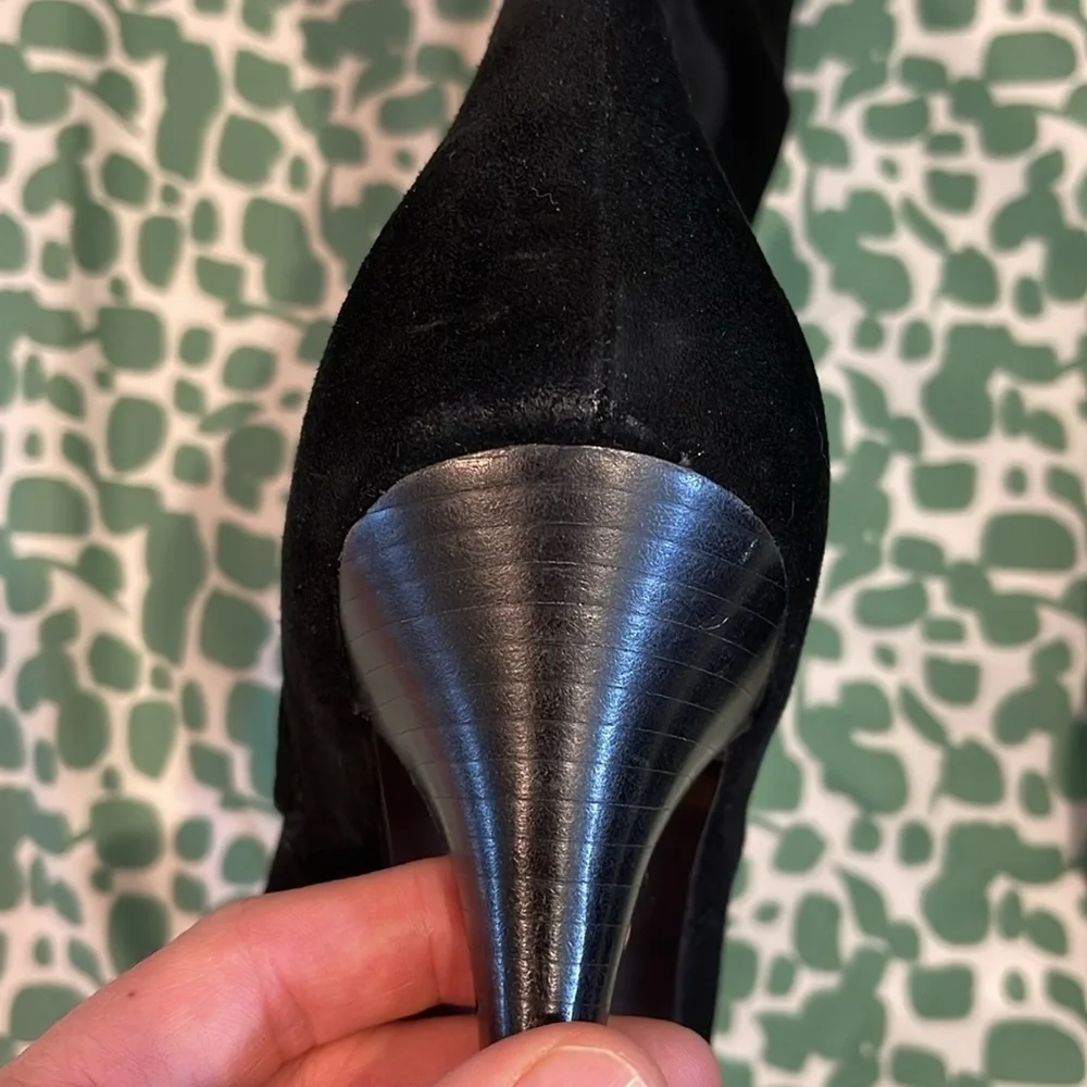 Sam Edelman Black Vesey Over the Knee Suede Boots